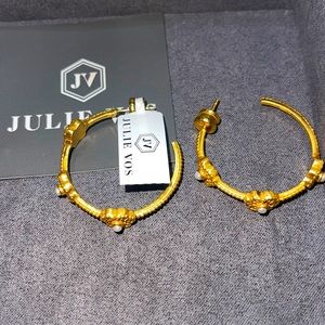 Julie Vos Gold Hoop Earrings